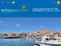 Frontpage screenshot for site: (http://www.bretonne-en-croatie.com)