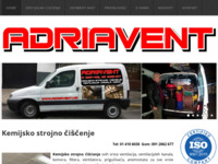 Frontpage screenshot for site: (http://www.adriavent.hr)