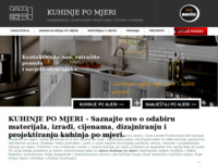 Frontpage screenshot for site: Kuhinje po mjeri - Povoljna cijena izrade kuhinje po mjeri (http://kuhinjepomjeri.eu)