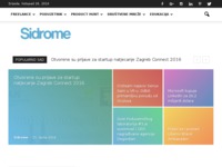 Frontpage screenshot for site: Sidrome - Put u svjetsko tržište rada (http://sidrome.hr/)