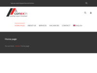 Frontpage screenshot for site: (http://conexin.hr)