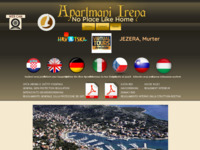 Frontpage screenshot for site: (http://www.apartmani-irena.eu)