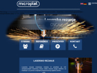 Frontpage screenshot for site: (http://microplet.hr)