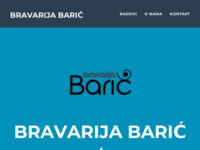 Frontpage screenshot for site: (http://bravarija-baric.hr)