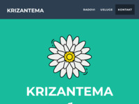 Frontpage screenshot for site: (http://krizantema.hr)