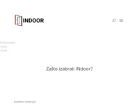 Frontpage screenshot for site: Indoor stolarija (http://stolarija-indoor.hr/)