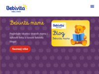 Frontpage screenshot for site: (http://www.bebivita.hr/)
