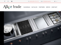 Frontpage screenshot for site: (http://www.alkortrade.hr/)