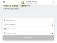 Slika naslovnice sjedišta: AdriaCamps - Otkrijte užitak kampiranja u Hrvatskoj (http://adriacamps.com)