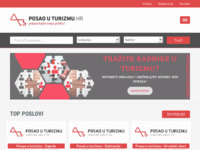 Frontpage screenshot for site: Posao u turizmu - Prepoznaj svoju priliku! (http://www.posaouturizmu.hr)