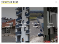 Frontpage screenshot for site: (http://www.termotim.hr)