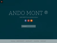 Frontpage screenshot for site: (http://www.andomont.hr)