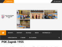 Frontpage screenshot for site: PSK Zagreb 1955 (http://www.pskzagreb1955.hr)