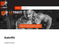 Frontpage screenshot for site: (http://www.extrifit.hr)
