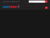 Frontpage screenshot for site: Vodoterm Bjelovar (http://vodo-term.hr)