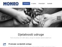 Frontpage screenshot for site: Moneo - Udruga za intelektualne usluge i savjetovanje (http://uius-moneo.hr)
