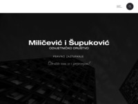 Slika naslovnice sjedišta: Odvjetničko društvo Miličević i Šupuković (http://www.odms.hr)