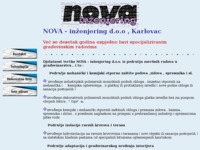 Frontpage screenshot for site: Nova-Inženjering d.o.o. (http://www.nova-inzenjering.htnet.hr/)