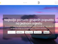 Frontpage screenshot for site: Popusti.hr - svi popusti na jednom mjestu (http://www.popusti.hr/)
