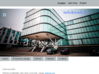 Frontpage screenshot for site: Info Kiosk Totem web stranica - infokiosk.hr (http://www.infokiosk.hr)