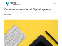Slika naslovnice sjedišta: Alpha Aplikacije – Web development, web design, web marketing (http://alpha-aplikacije.hr)