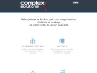 Frontpage screenshot for site: e-rješenja za profesionalce - Complex Solutions d.o.o. (http://www.complex.hr)