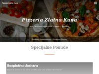 Frontpage screenshot for site: (http://pizza-zlatna-kuna.hr)
