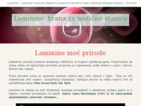 Frontpage screenshot for site: Hrana za matične stanice (http://www.maticne-stanice.biz)