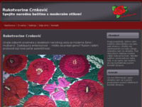 Frontpage screenshot for site: (http://www.rukotvorine-crnkovic.hr/)