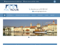 Frontpage screenshot for site: Pučko otvoreno učilište Trogir - Obrazovanje za odrasle (http://www.pou-trogir.hr)