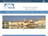 Frontpage screenshot for site: (http://www.pou-trogir.hr)