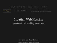 Frontpage screenshot for site: Croatian Web Hosting | Profesionalne Web Hosting usluge (http://www.croweb.host)