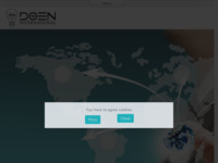 Frontpage screenshot for site: DOEN International (http://www.doen-international.hr)