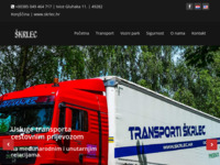 Frontpage screenshot for site: Transporti Škrlec (http://www.skrlec.hr)