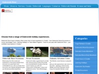 Frontpage screenshot for site: Dubrovnik river (http://www.dubrovnikriver.hr/)