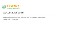 Frontpage screenshot for site: Essenza kozmetika (http://www.essenza.hr)