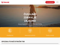 Frontpage screenshot for site: Zdravo budi (http://www.zdravobudi.hr)