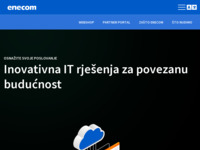 Frontpage screenshot for site: (http://www.enecom.hr)