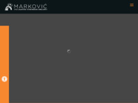 Frontpage screenshot for site: (http://www.markovic.hr)