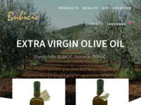 Frontpage screenshot for site: OPG Bubičić – Extra virgin olive oil (http://www.opg-bubicic.hr)