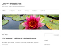 Frontpage screenshot for site: Društvo Millenium (http://drustvo-millennium.hr)