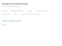 Frontpage screenshot for site: Ivan Pavlović - Elementarne Funkcije Kopanja (http://ivan-pavlovic.from.hr/)
