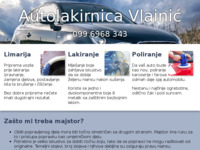 Frontpage screenshot for site: (http://autolakirnica-vlainic.hr/)