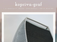 Frontpage screenshot for site: Kopriva graf (http://koprivagraf.com)