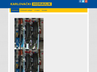 Frontpage screenshot for site: (http://www.karlovackihidraulik.hr)
