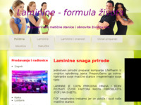 Frontpage screenshot for site: Laminine Hrvatska, savjeti, iskustva, naručivanje (http://www.zdravlje.savjeti.biz)