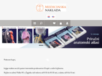 Frontpage screenshot for site: (http://www.medicinskanaklada.hr)