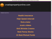 Frontpage screenshot for site: (http://www.croatiapropertyonline.com)