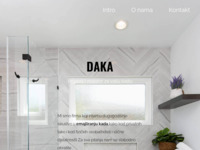 Frontpage screenshot for site: DaKa - emajliranje i čišćenje kada i cijevi (http://www.daka.hr/)