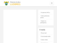 Frontpage screenshot for site: Udruga pčelara - pčelarsko društvo Ludbreg (http://www.uppdl.hr)